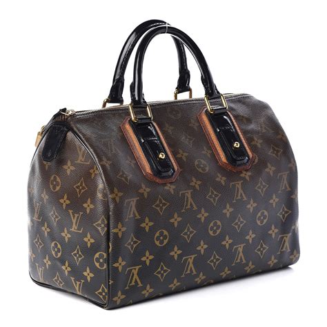 LOUIS VUITTON Monogram Mirage Speedy 30 Black